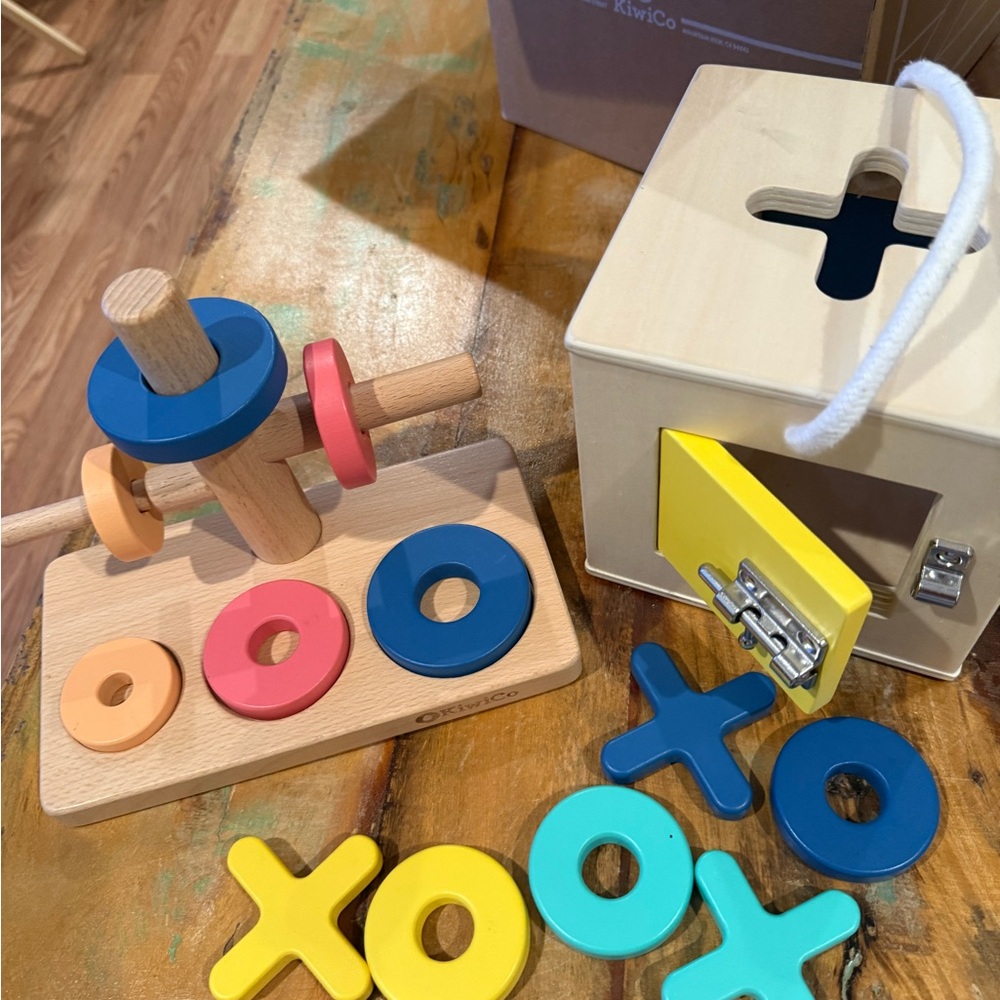 KiwiCo Wooden Shape Sorter and Stacker